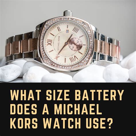 michael kors women's watch battery size|watch battery for Michael Kors.